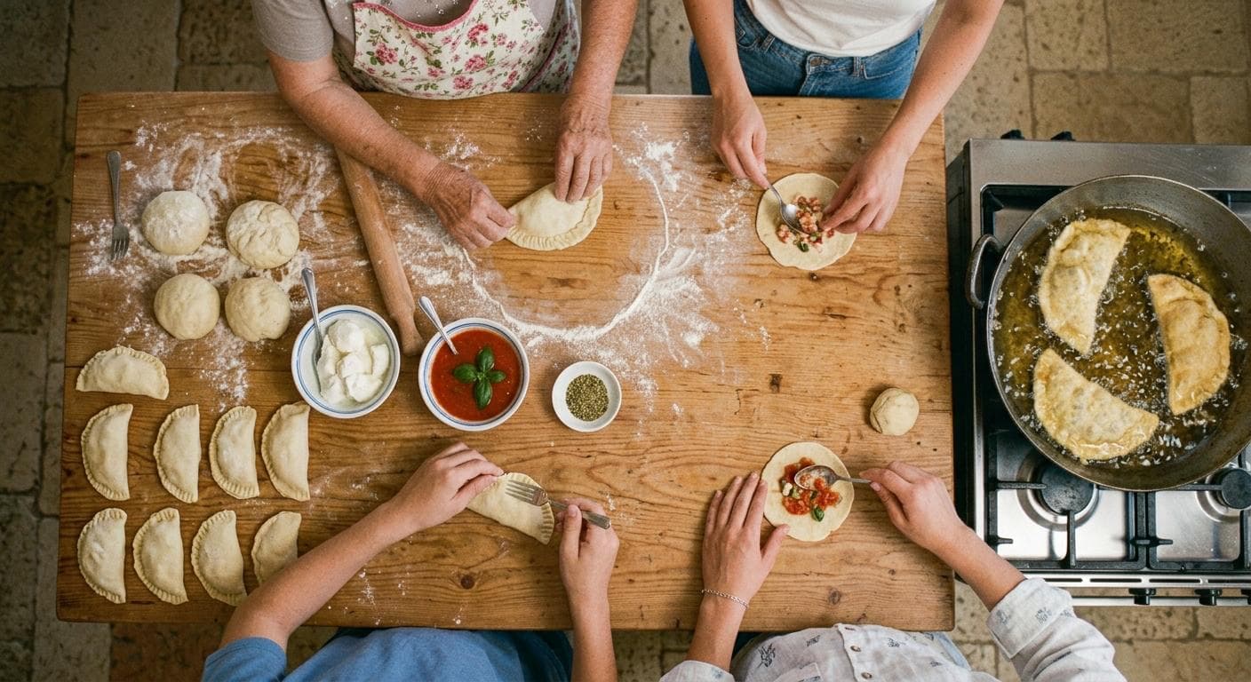 Panzerotti Making